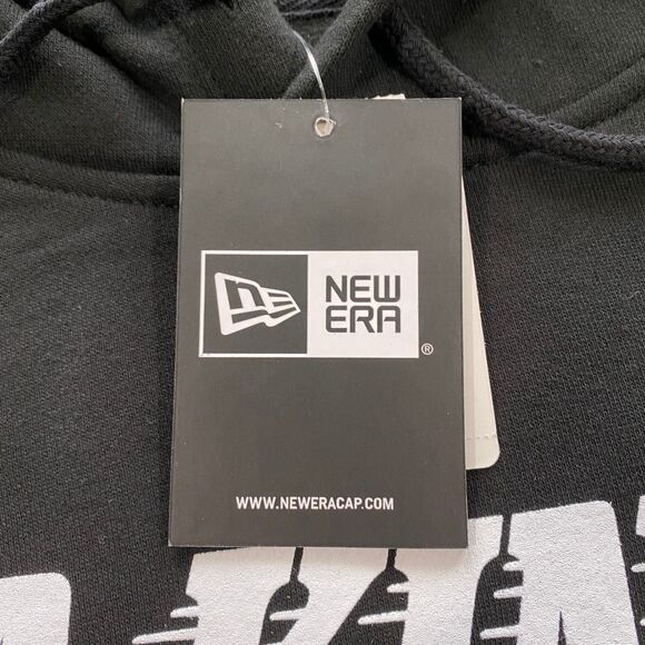 Los Angeles LA Kings Wordmark Logo New Era Hoodie Womens Medium Black NHL Hockey - Picture 5 of 15